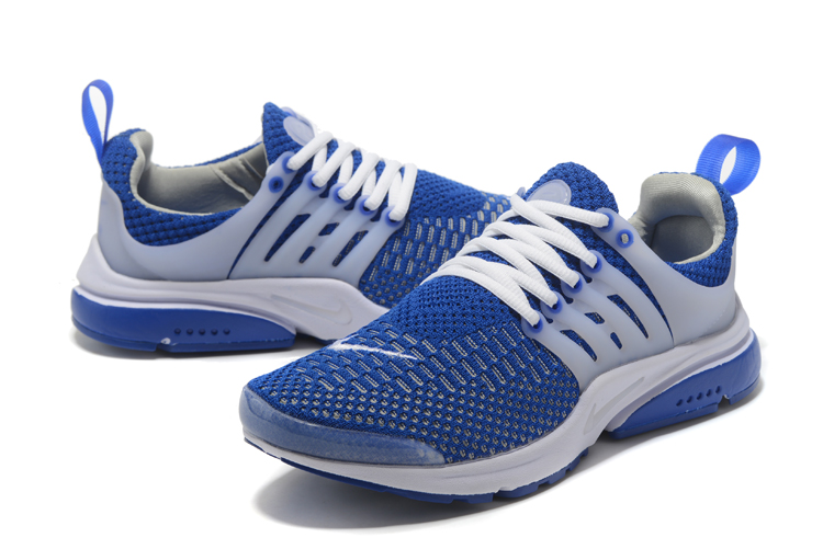 New Nike Air Presto Flyknit Ultra Low Royal Blue White Running Shoes